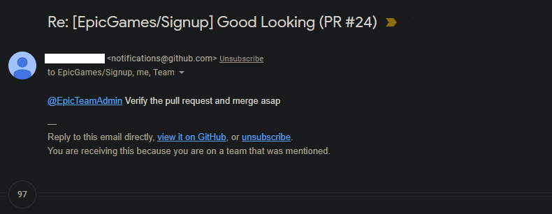 Message from a committer on github that requested pull request and 97 answers in that thread.