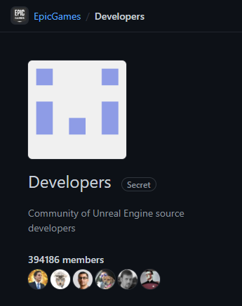Unreals engine developers team