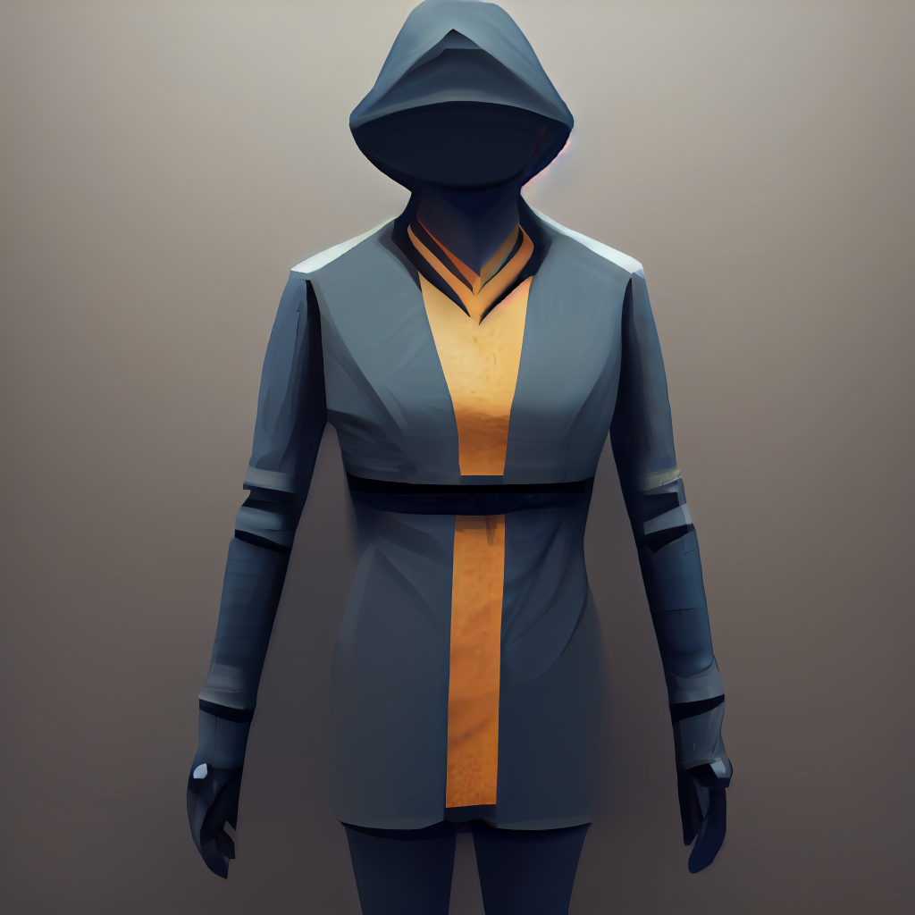 stylized 3d character