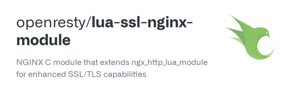 OpenResty Lua SSL Nginx Module description